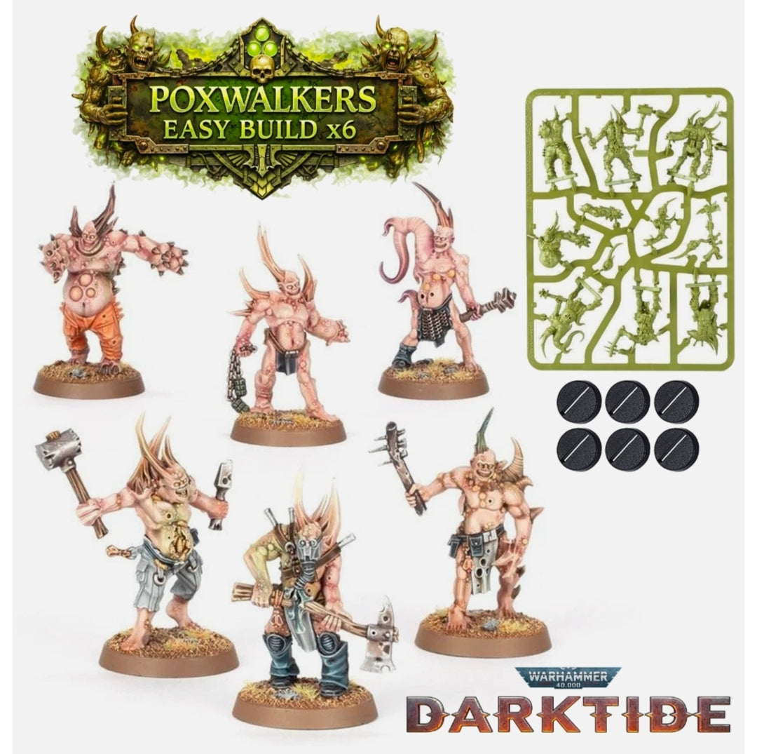 Warhammer 40k Death Guard Dark Imperium Poxwalkers OOP Easy Build x 6 Darktide