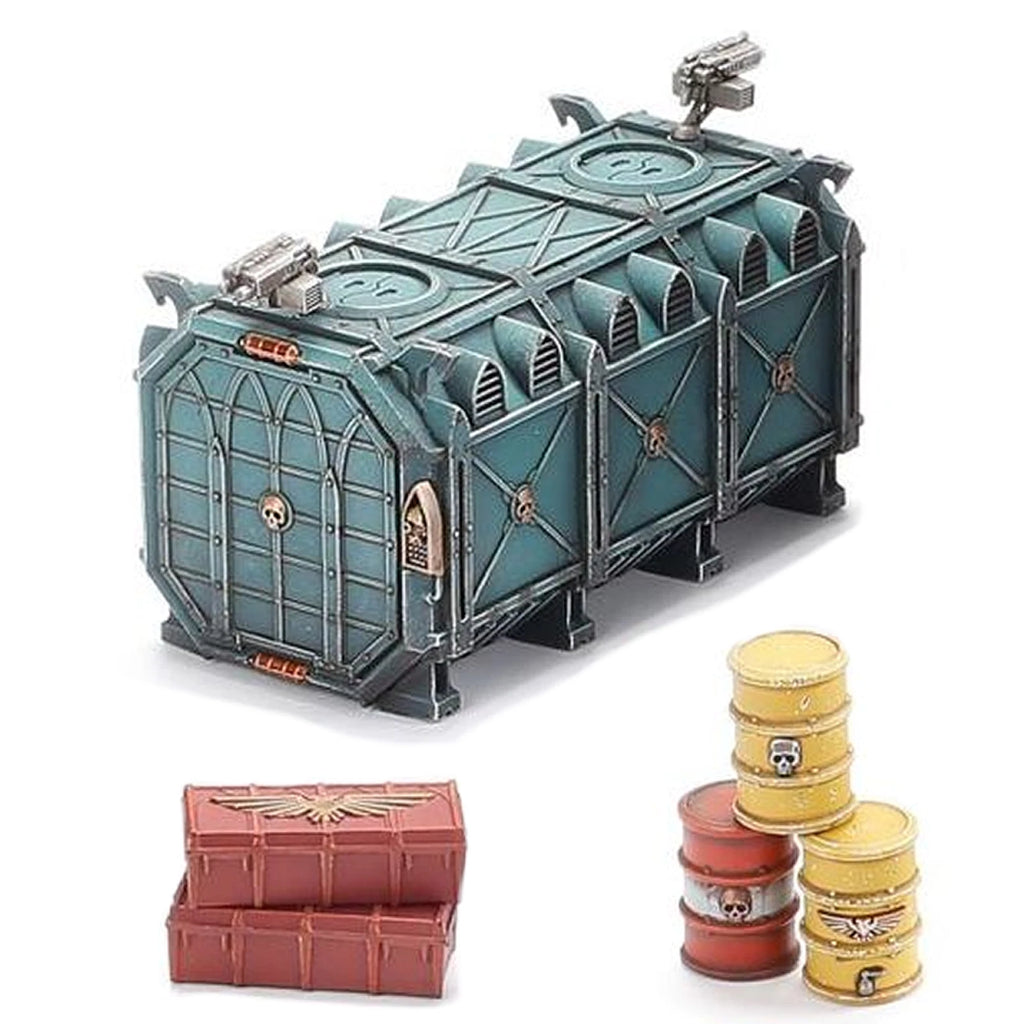 Warhammer 40k Battlezone: Manufactorum Munitorum Armoured Crate Terrain Building
