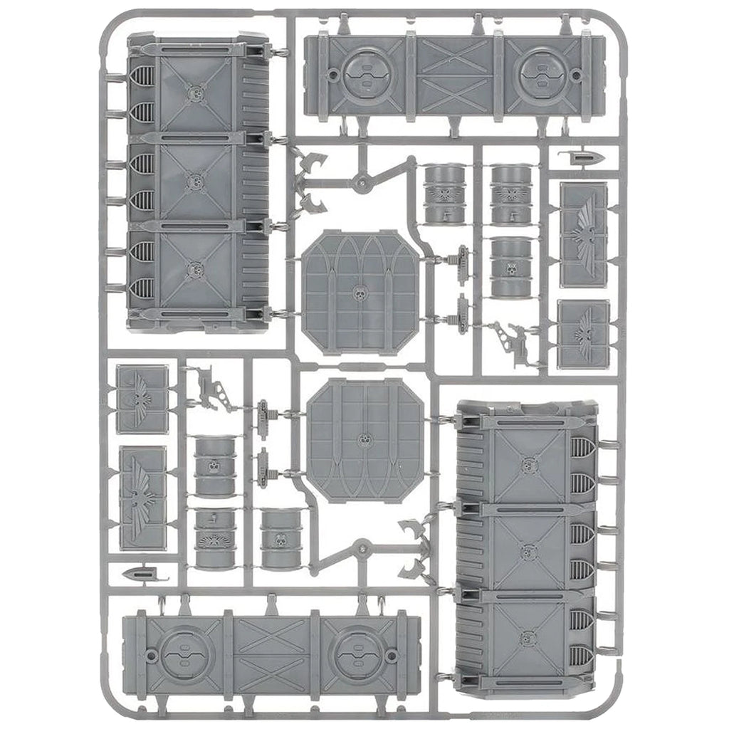 Warhammer 40k Battlezone: Manufactorum Munitorum Armoured Crate Terrain Building