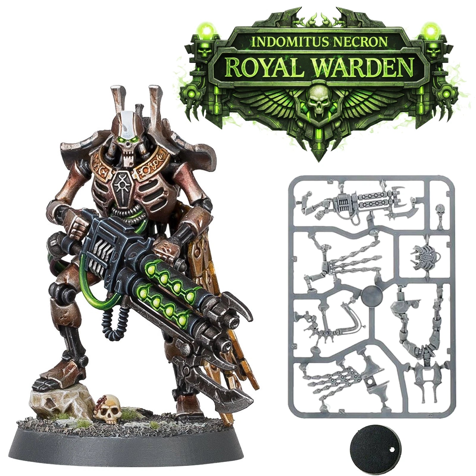 Warhammer 40k Necrons Indomitus Royal Warden - New on Sprues