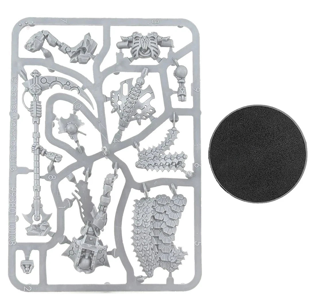 Warhammer 40k Necron Overlord with Scythe and Resurrection Orb - New - OOP