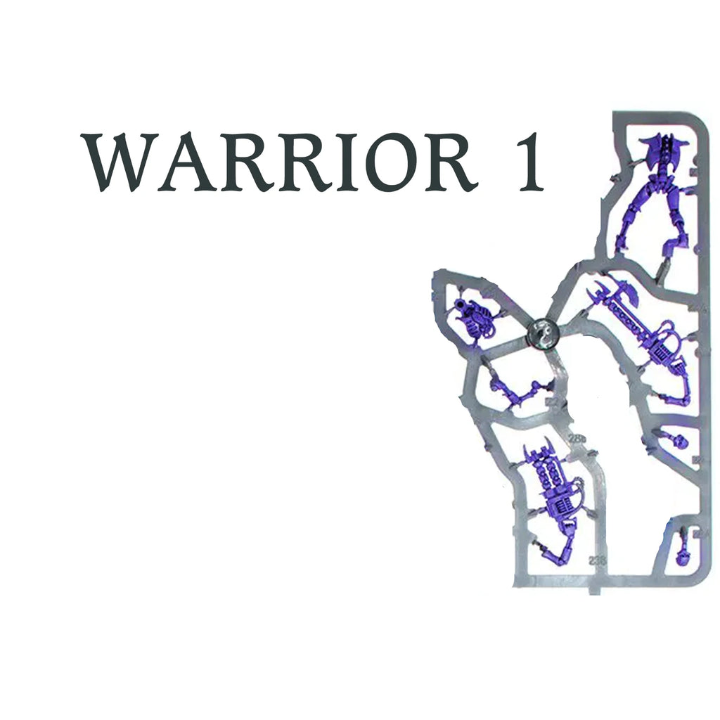 Warhammer 40k Necron Warriors x 4 & Scarabs Swarm x 1 - New on Sprues