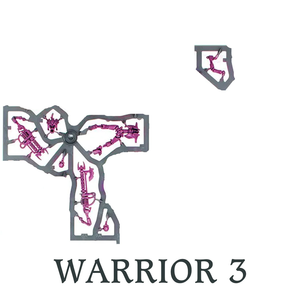 Warhammer 40k Necron Warriors x 4 & Scarabs Swarm x 1 - New on Sprues